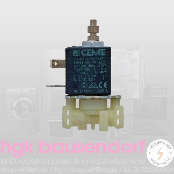 Magnetventil für DeLonghi ECAM / ETAM Solenoidventil 5213218251