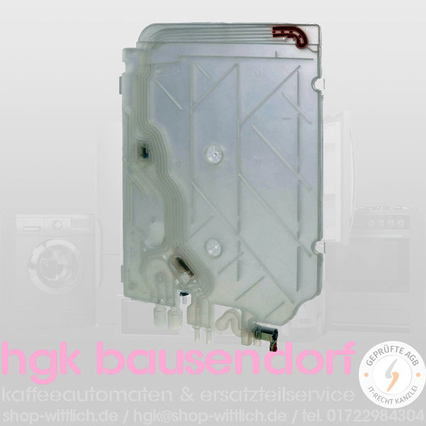 Wärmetauscher Wassertasche komplett Bosch, Construca, Neff, Siemens 00680319
